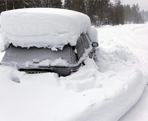 Швед два месяца провел в занесенной снегом машине