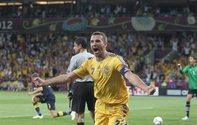 Андрей Шевченко возглавил рейтинг лучших игроков Евро-2012