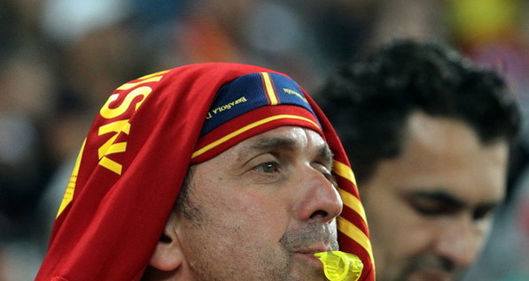 Финал Евро: испанским фанатам и подраться не с кем на фан-зоне