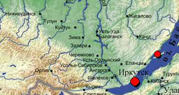 В Иркутске произошло землетрясение силой в 4 балла