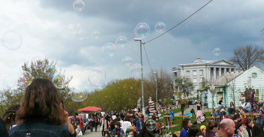 Киевлян приглашают на парад мыльных пузырей
