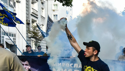 В Киеве прошел Марш свободы честь героя АТО