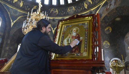В Киев прибыло 11 чудотворных икон Пресвятой Богородицы