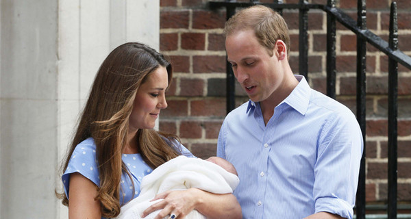 Новорожденного принца Кембриджского назвали Джордж Александр Луи