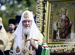 В Лавру прибыл Патриарх Кирилл