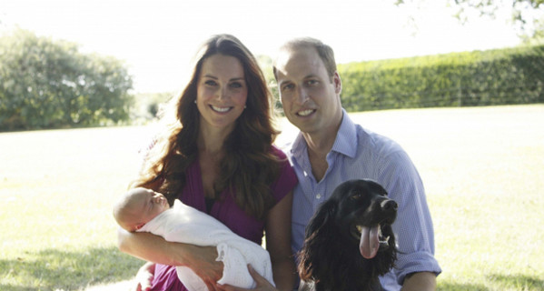 В СМИ появились первые официальные снимки маленького принца Джорджа 