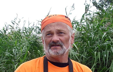 Сергей Гордиенко за первый день экспедиции прошел по Днепру 50 километров