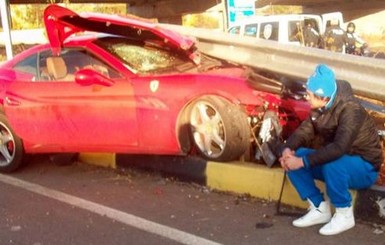 Милевский разбил свой Ferrari в Турции