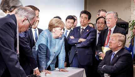 Фотография со второго дня G7 стала самым популярным снимком