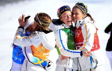 Швеция в финишном створе выигрывает олимпийское золото