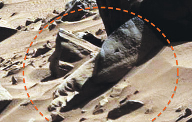 На Марсе найдена скульптура. Разумеется, марсианина 
