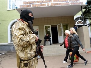 В больницах Славянска находится 7 человек с огнестрельными ранениями