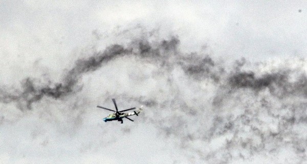 В Славянске обстреляли вертолеты Национальной гвардии
