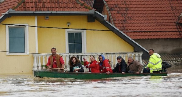 Первой жертвой наводнения в Хорватии стал мужчина 