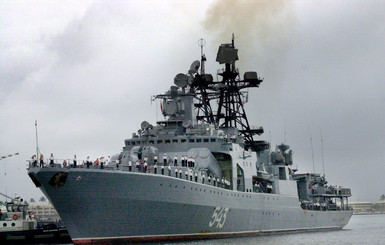 После появления флота НАТО, Россия начала военные учения в Черном море