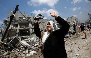 Жертвами войны  в секторе Газа стали 573 палестинца