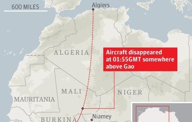 Обнаружено место падения алжирского авиалайнера