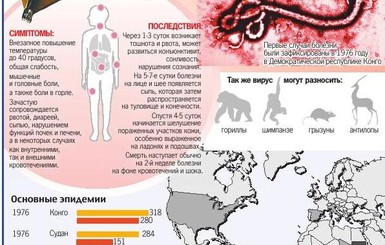 Вирус Эбола - почти тысяча погибших: где опасно на планете, симптомы заболевания