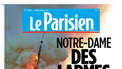 Пожар в Нотр-Дам-де-Пари: знаменитый собор на обложках мировых СМИ 