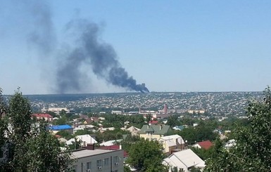 В Луганске снаряд взорвался в здании областной психбольницы