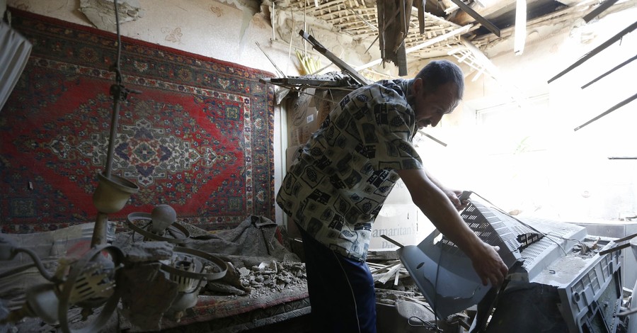 В Донецкой области разрушили около 300 домов