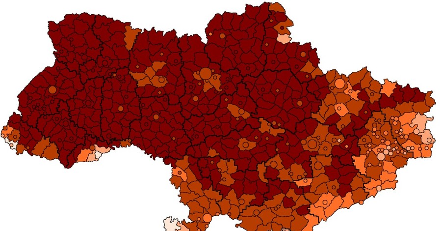 За июль численность украинцев уменьшилась на семь тысяч