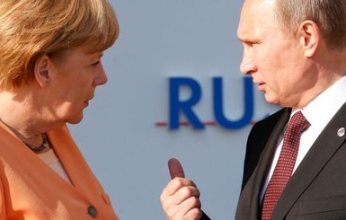 Путин и Меркель обсудили, как остановить войну в Украине