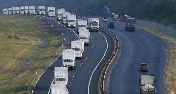 МЧС России: грузовики гуманитарного конвоя вернулись пустыми