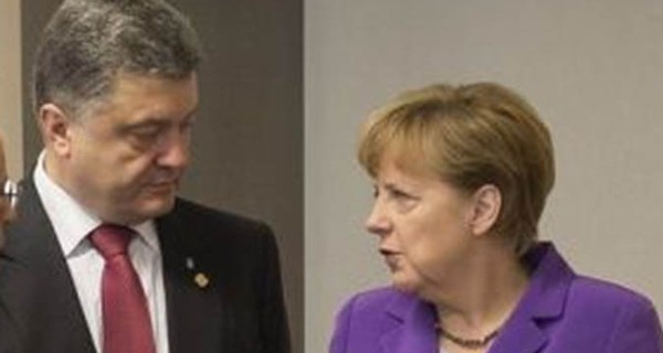 Порошенко призвал Меркель 