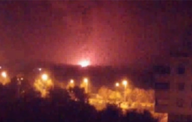 В Донецке горел аэропорт  
