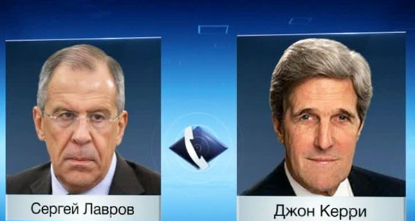 Керри и Лавров поговорили об отводе тяжелого вооружения в Украине