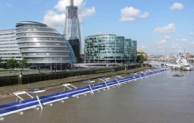 В Лондоне велосипедисты будут кататься по Темзе