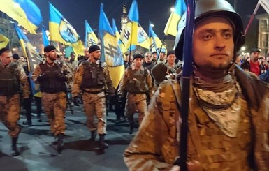 В Харькове Марш Героев проходит без зажженных факелов