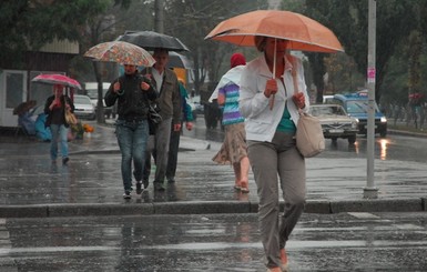 В четверг, 16 октября, в Украине начнутся дожди 