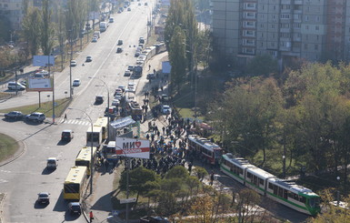 В Киеве показали трамвай 19 века