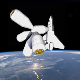 Первая космическая гостиница откроется в 2012 году 