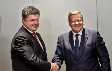 Порошенко и Коморовский договорились о совместной поездке в Молдову