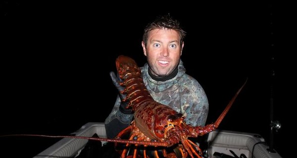 Американский биолог выудил гигантского омара