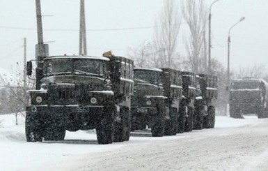 ОБСЕ зафиксировала очередной военный конвой под Донецком