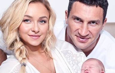 Кличко и Панеттьери впервые показали свою новорожденную дочь 