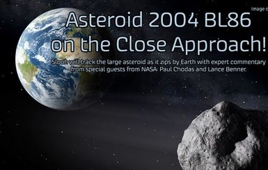 С Землей поравнялся гигантский астероид