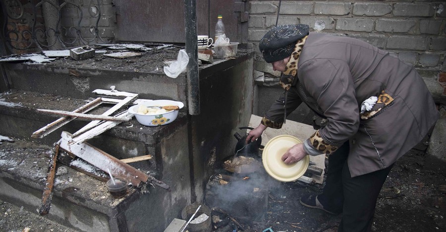 В Донецкой области число городов оставшихся без света, тепла и газа уже исчисляется десятками