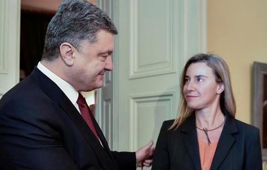 Порошенко и Могерини обсудили ситуацию в Донбассе