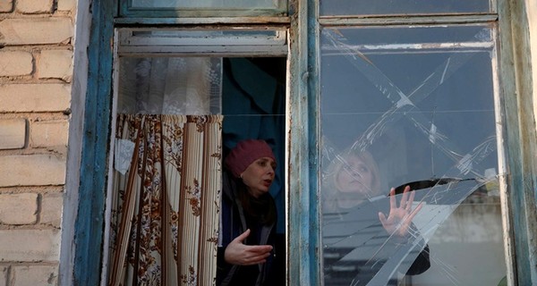 В Киевском районе Донецка упало несколько снарядов