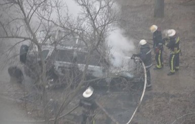 В Харькове сожгли машину адвоката Швайки