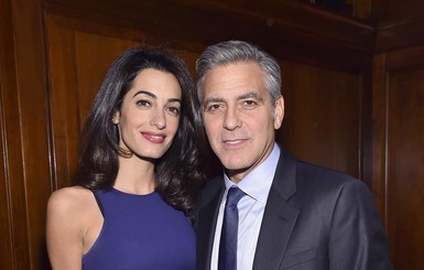 Несмотря на слухи о разводе: Джордж Клуни и Амаль Аламуддин появились вместе на публике
