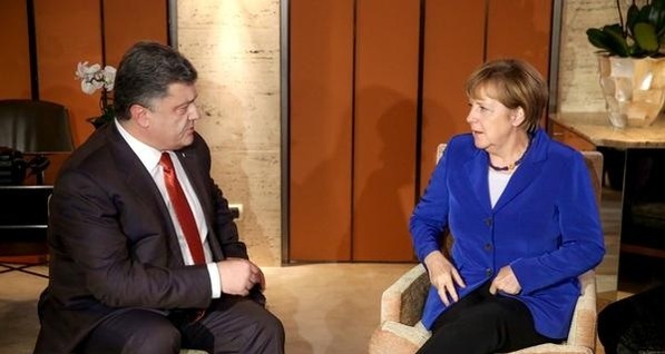 Порошенко приехал в Германию на встречу с Меркель