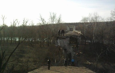 Москаль подтвердил подрыв моста через Северский Донец в Станице Луганской 