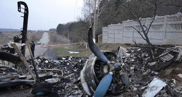МВД: найдены тела погибших на месте крушения самолета на Волыни