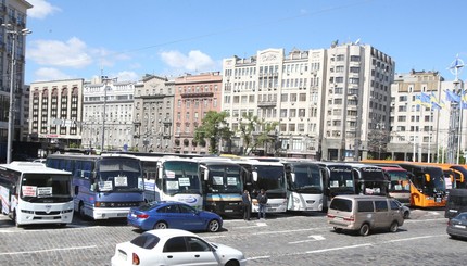 Автобусы на Европейской площади